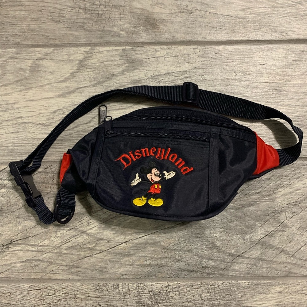 Disneyland Mickey Mouse Fanny Pack Clip On Strap